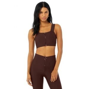 ALO Yoga Fast Bra in Cherry Cola